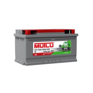 Mutlu Akü 12V / 75 Ah / 760A EN / EFB