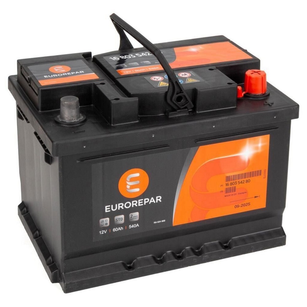 Eurorepar 12V / 60 Ah / 540A EN / STD