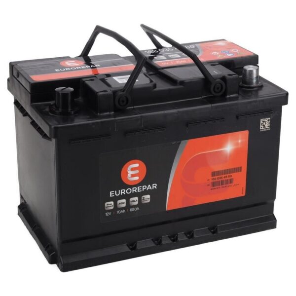 Eurorepar 12V / 70 Ah / 680A / EFB / START&STOP Eurorepar 12V / 70 Ah / 680A / EFB / START&STOP