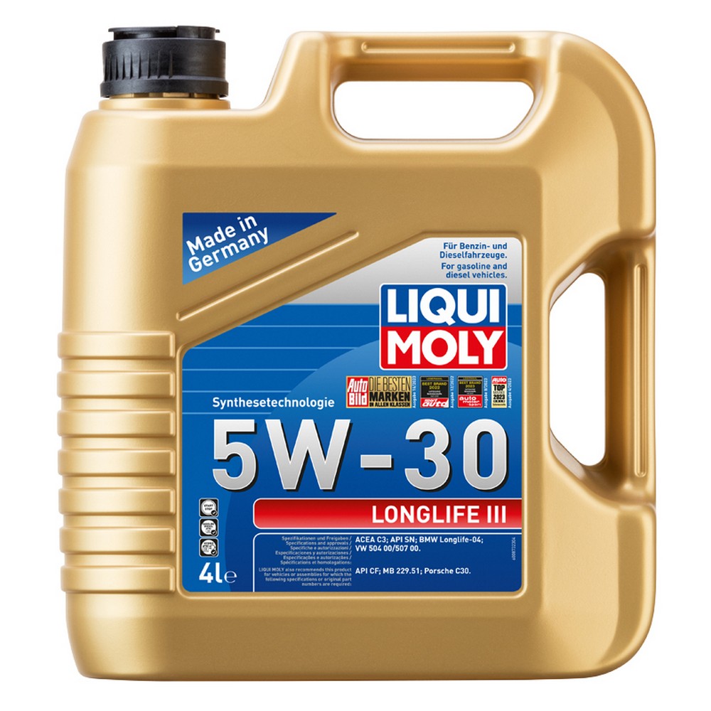 Liqui Moly Longlife III 5W-30 Motor Yağı 4 LT