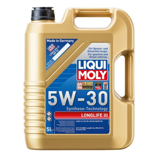 Liqui Moly Longlife III 5W-30 Motor Yağı 5 LT Liqui Moly Longlife III 5W-30 Motor Yağı 5 LT