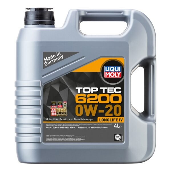 Liqui Moly Top Tec 6200 0W-20 / 4 LT Liqui Moly Top Tec 6200 0W-20 / 4 LT