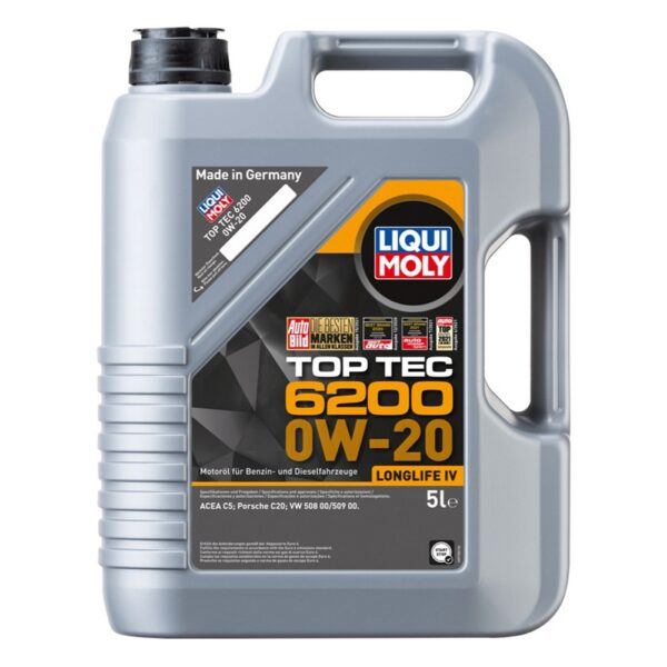 Liqui Moly Top Tec 6200 0W-20 / 5 LT Liqui Moly Top Tec 6200 0W-20 / 5 LT