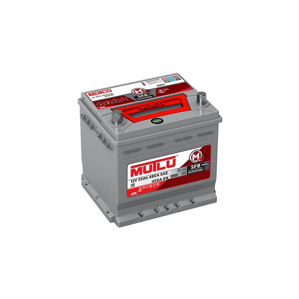 Mutlu Akü 12V / 55 Ah / 450A EN / SFB / YÜKSEK
