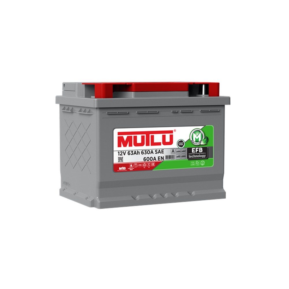 Mutlu Akü 12V / 63 Ah / 600A EN / EFB