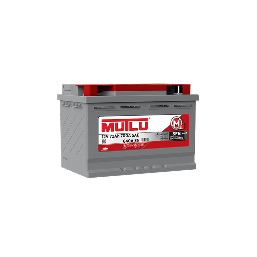 Mutlu Akü 12V / 72 Ah / 640A EN / SFB YÜKSEK 2