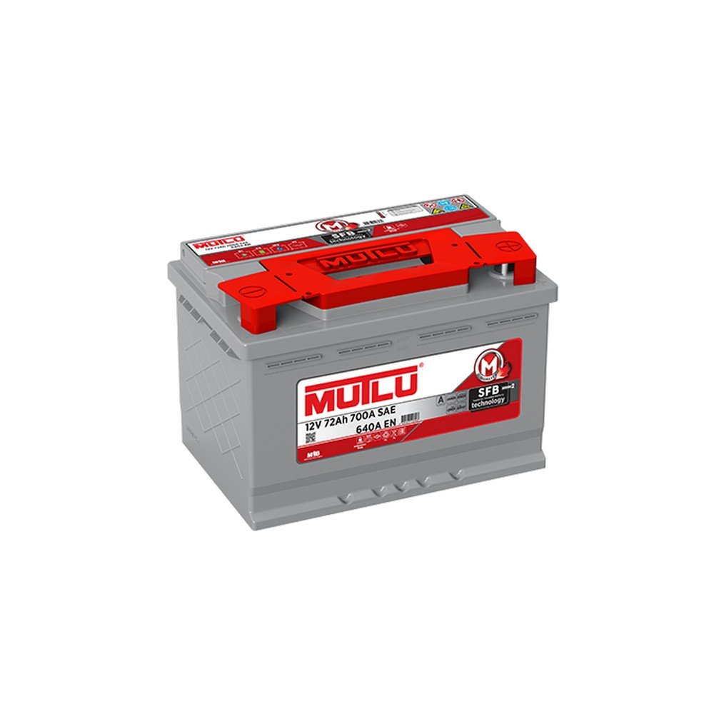 Mutlu Akü 12V / 72 Ah / 640A EN / SFB YÜKSEK