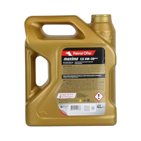 Petrol Ofisi Maxima CX 0W-30 plus 4 LT 5
