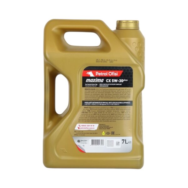 Petrol Ofisi Maxima CX 5W-30 plus 7 LT 5