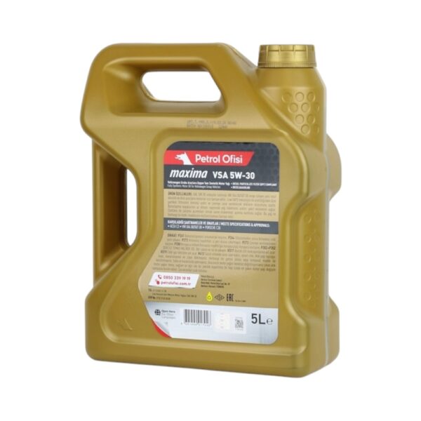 Petrol Ofisi Maxima VSA 5W-30 5 LT 6
